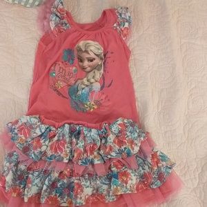 Girl's Disney Frozen top & skirt set